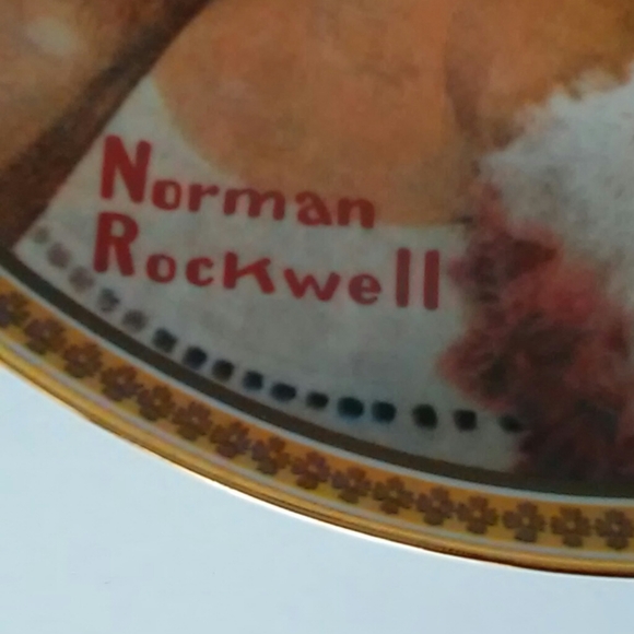 NORMAN ROCKWELL | Collector's Plate - Picture 2 of 7
